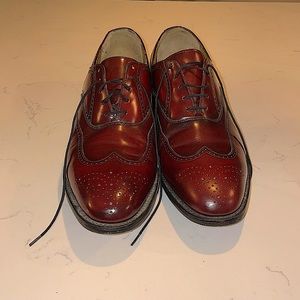 J. MURPHY MAROON DRESS SHOES SIZE 11.5